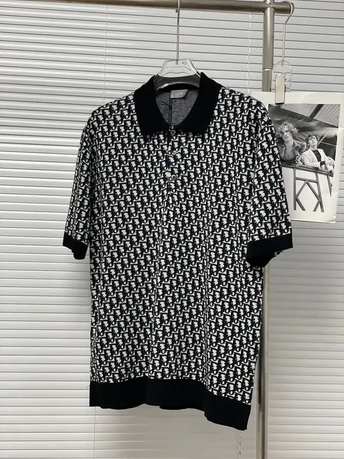 Di*r Oblique Knit Short Sleeve