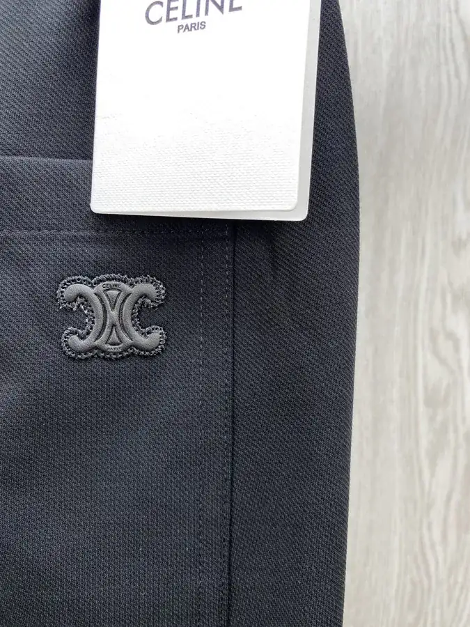 CE2025SS Men's Grained Calfskin Trouser