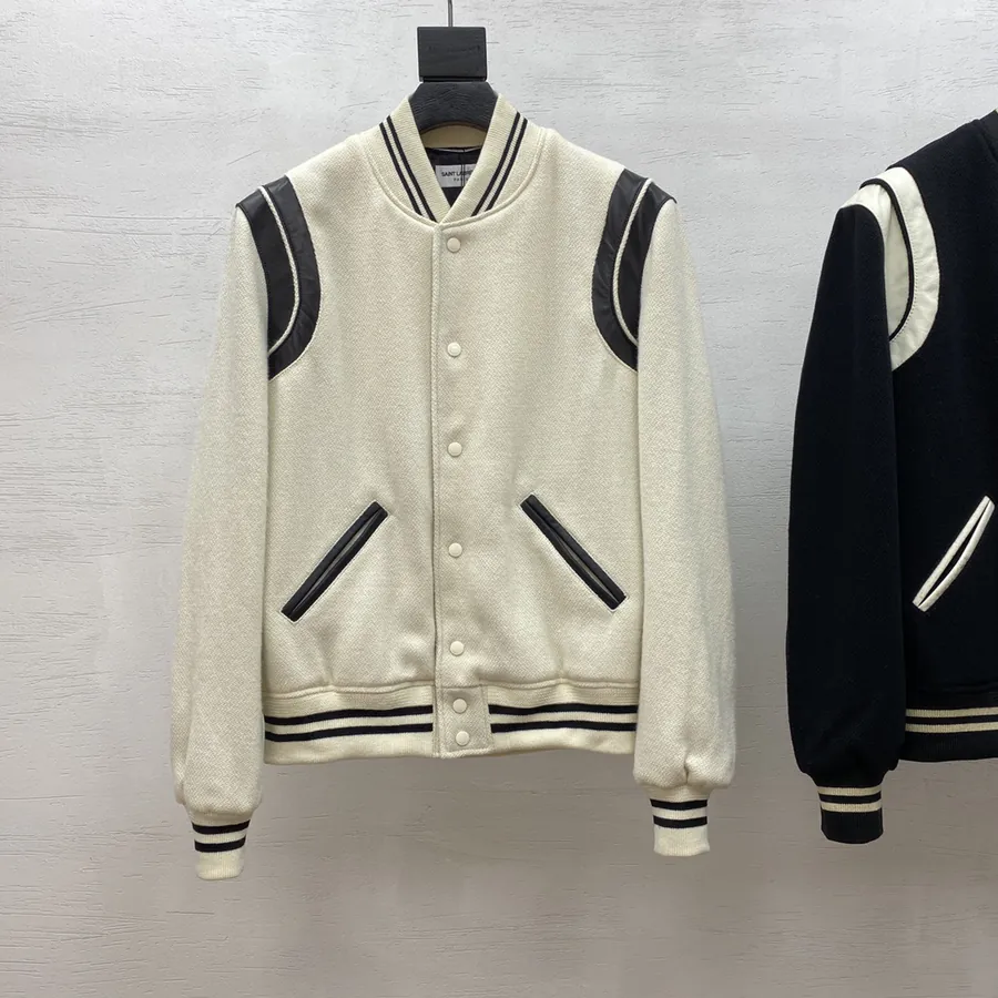 SLP Baseball Jacket with Premium Leather Trim