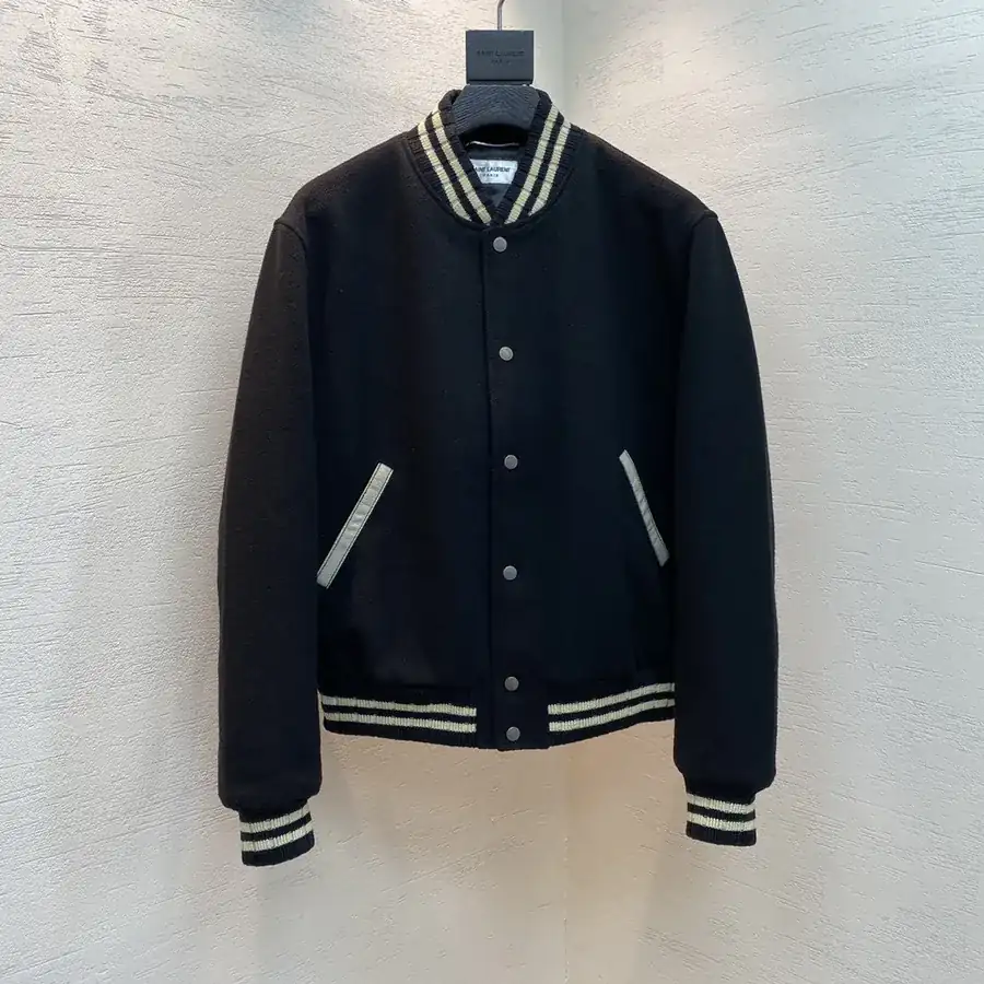 P490 SLP Genuine Leather Back Pocket Signed Baseball Jacket
