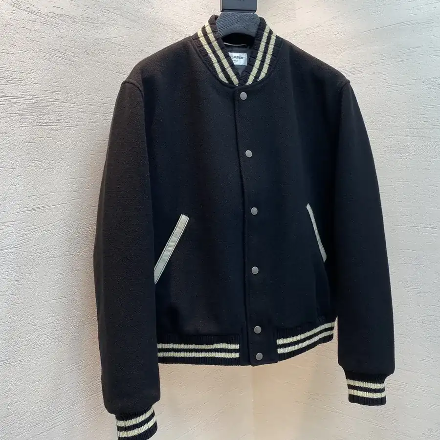 P490 SLP Genuine Leather Back Pocket Signed Baseball Jacket