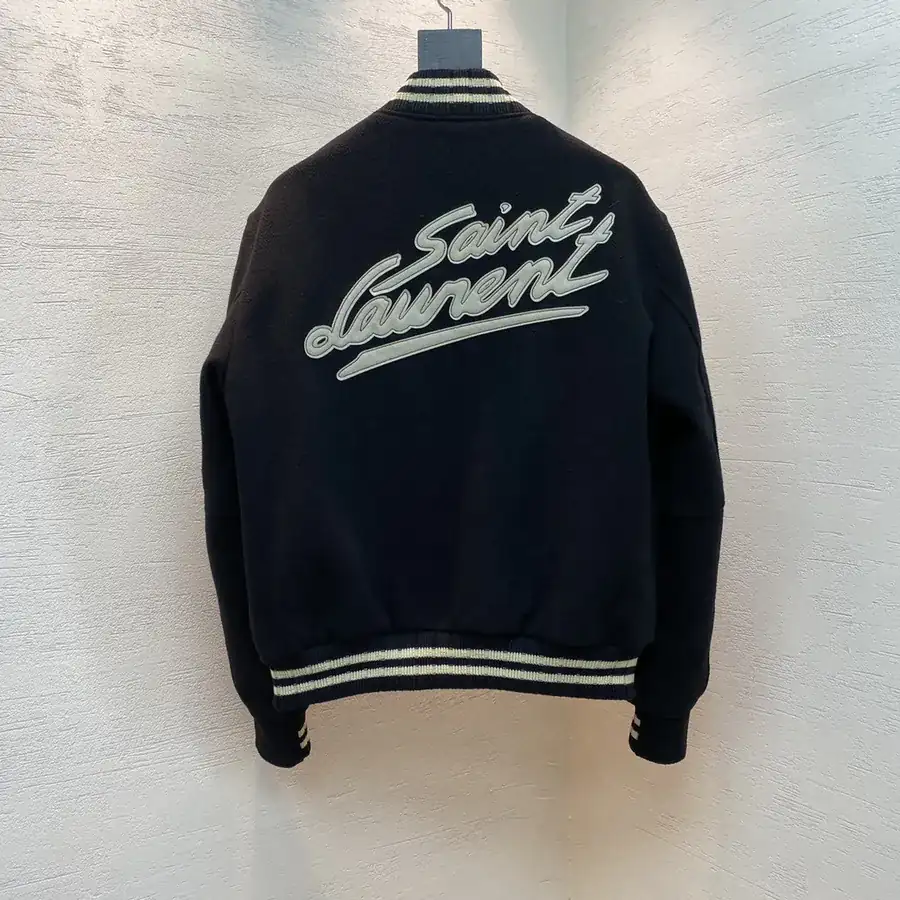 P490 SLP Genuine Leather Back Pocket Signed Baseball Jacket