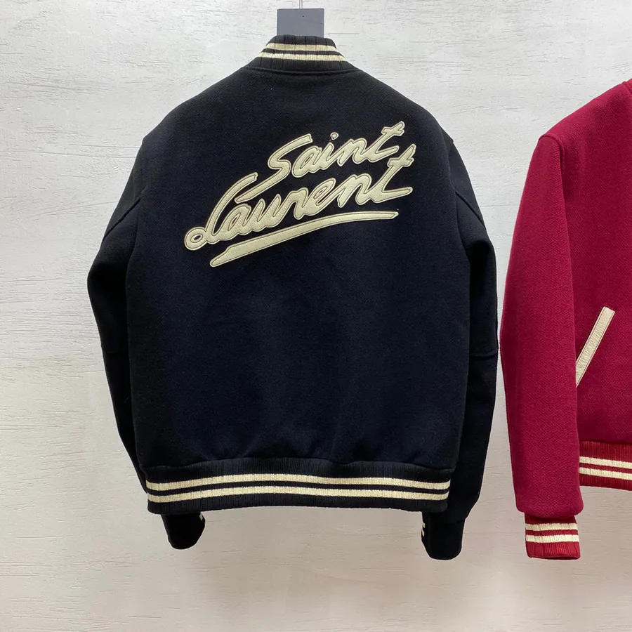 P490 SLP Genuine Leather Back Pocket Signed Baseball Jacket