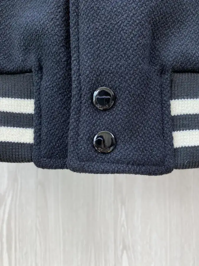 CE Premium Baseball Jacket with Premium Leather and Wool Blend