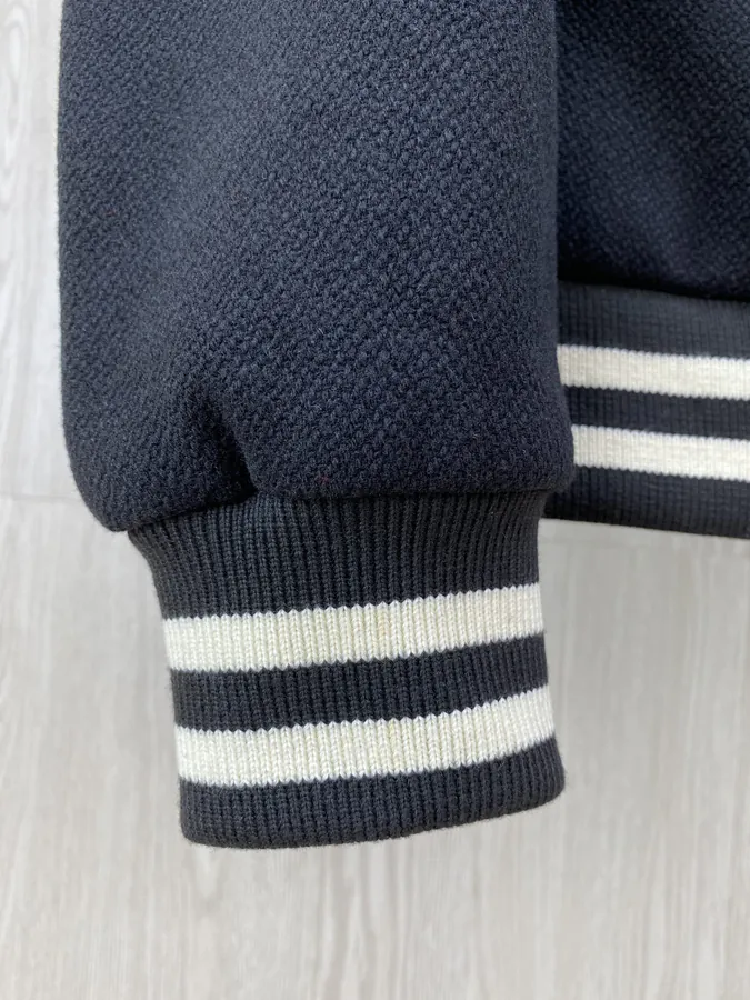 CE Premium Baseball Jacket with Premium Leather and Wool Blend