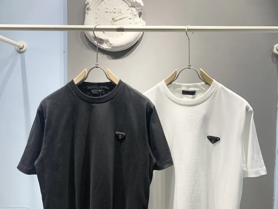 PRD Tri Logo T Shirt in Black and White
