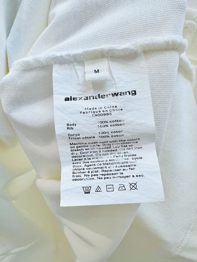 Alexander Wang 2025FW Oversized Loose Fit T Shirt