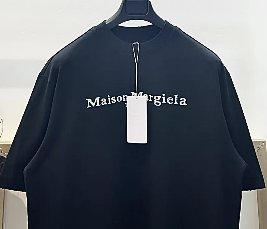 Maison Margiela Oversized T Shirt with Distressed Print
