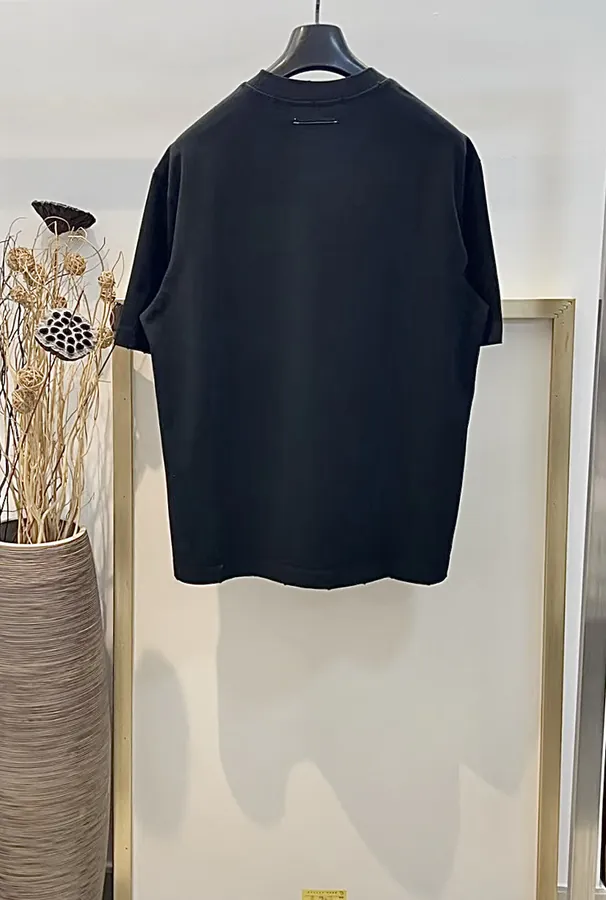 Maison Margiela Oversized T Shirt with Distressed Print