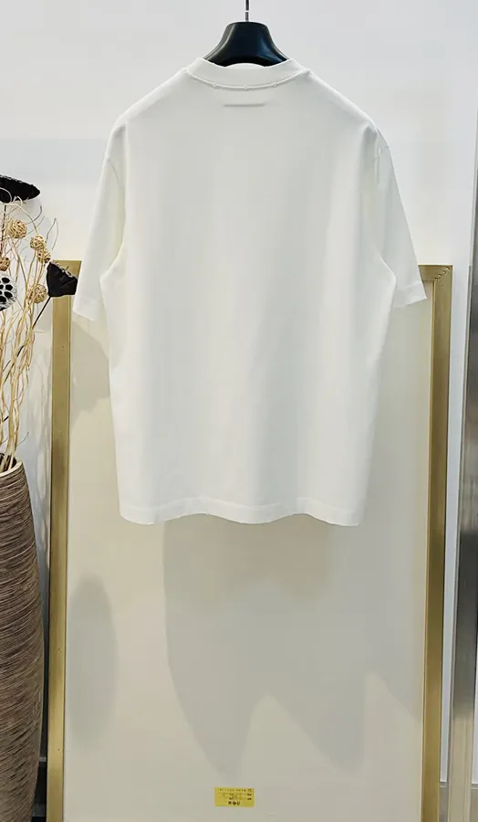 Maison Margiela Oversized T Shirt with Distressed Print