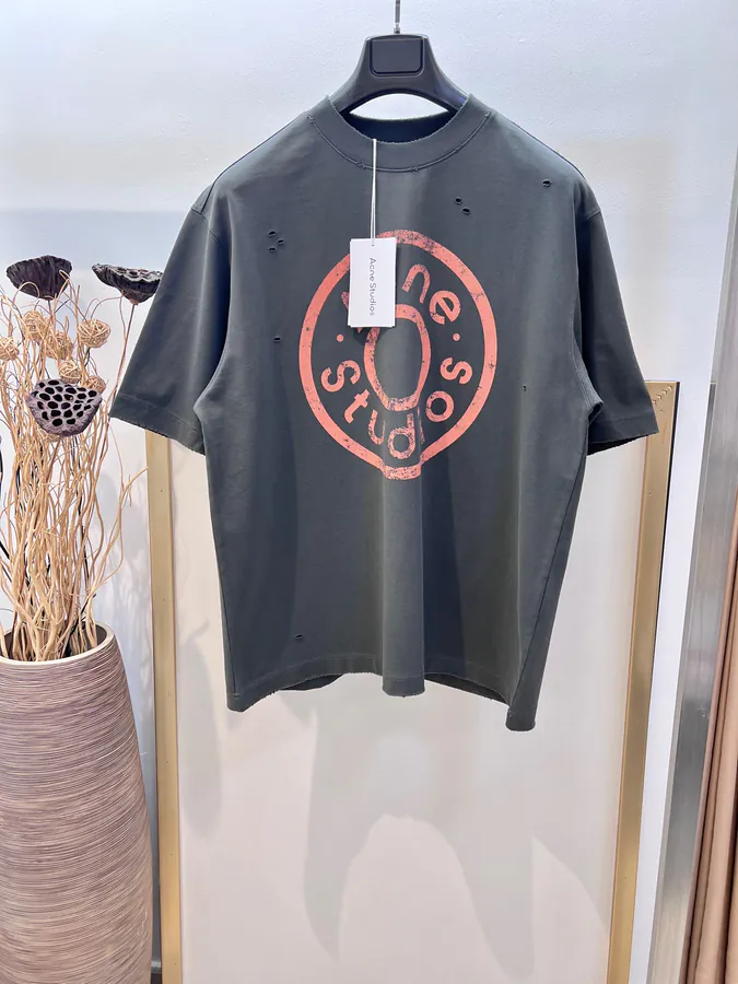 ACNE 2025FW Oversized Loose Fit T Shirt