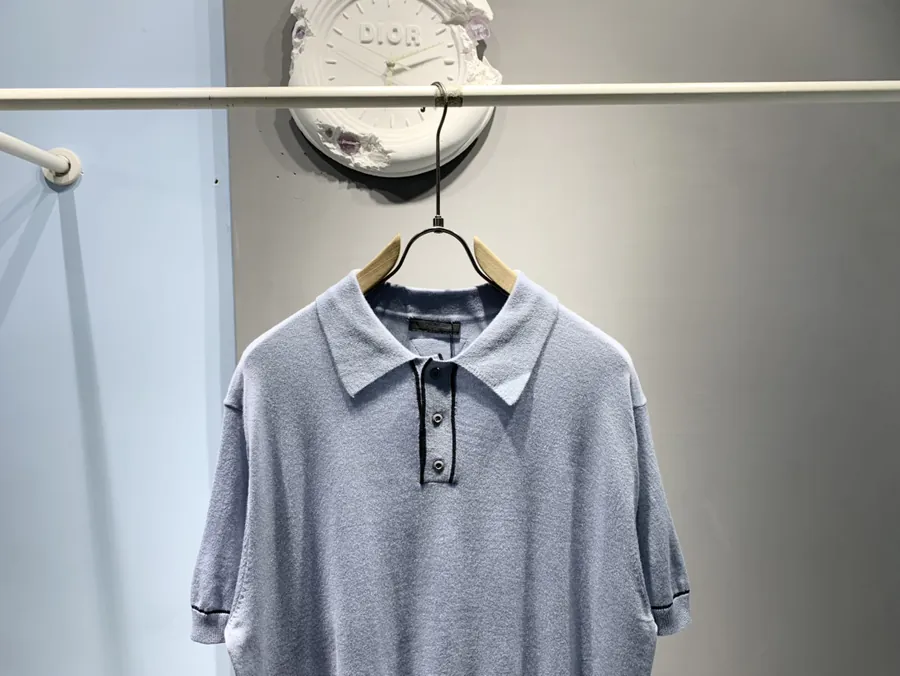 P205 PRD Grained Calfskin Polo Shirt