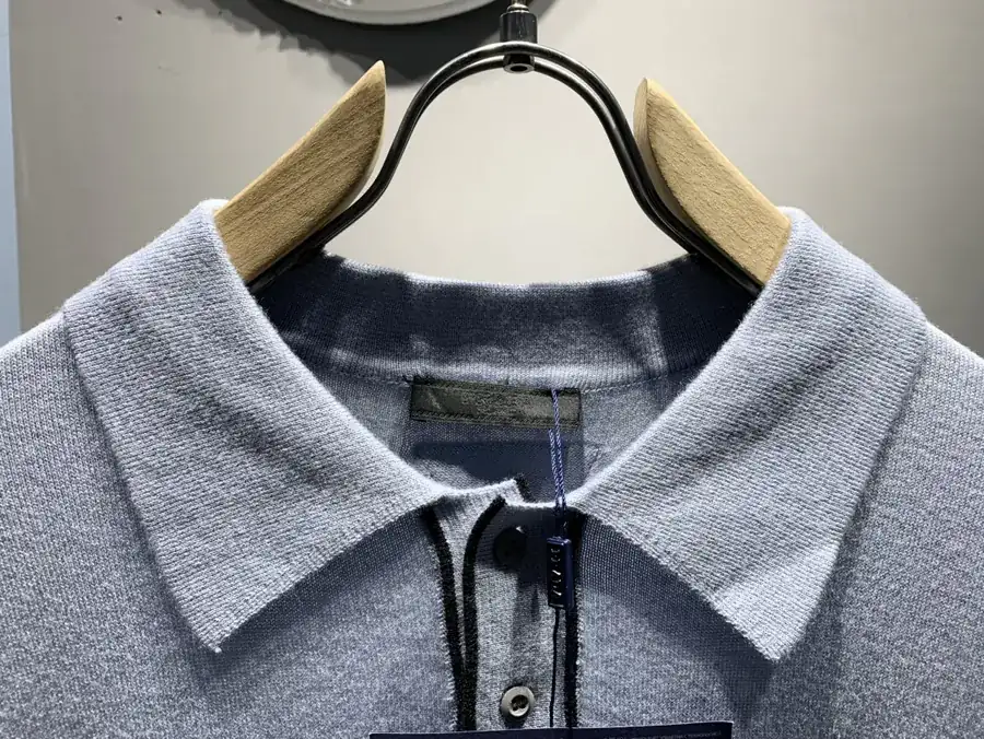 P205 PRD Grained Calfskin Polo Shirt