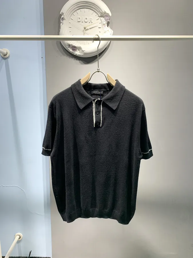 P205 PRD Grained Calfskin Polo Shirt