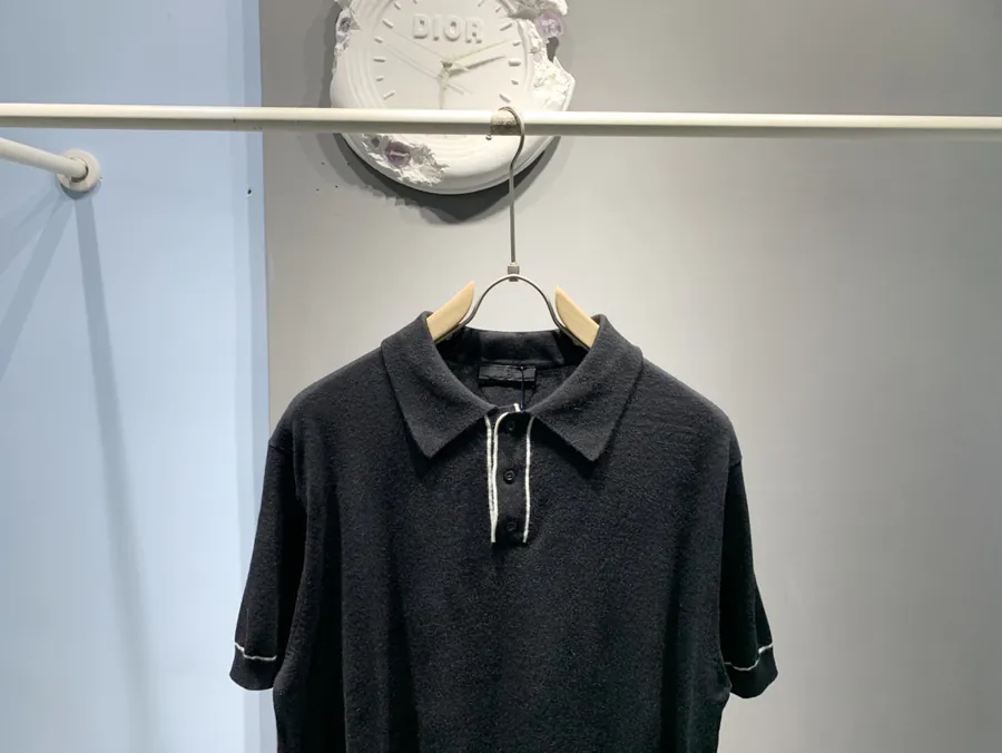 P205 PRD Grained Calfskin Polo Shirt