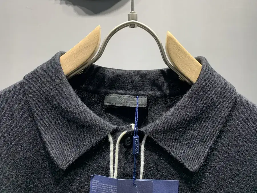 P205 PRD Grained Calfskin Polo Shirt