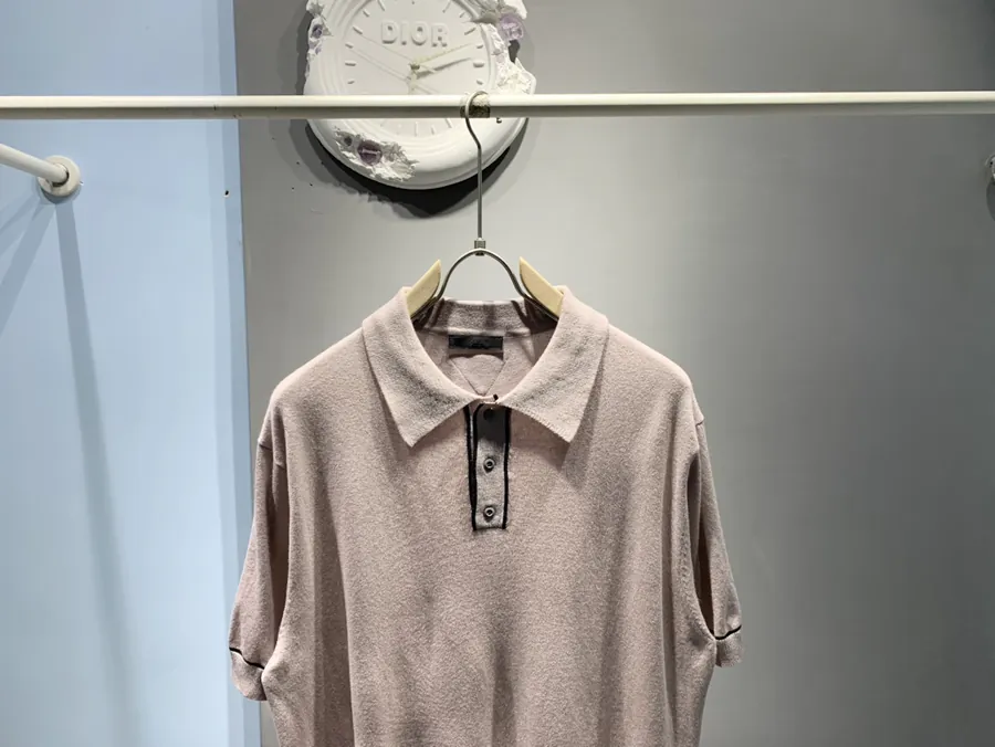 P205 PRD Grained Calfskin Polo Shirt