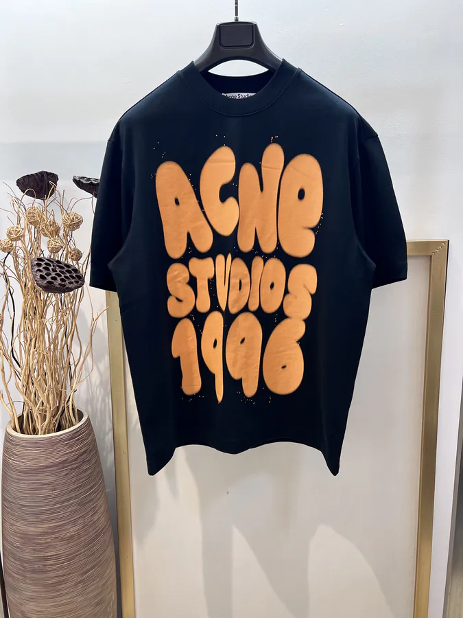 ACNE 2025FW Oversized Loose Fit T Shirt