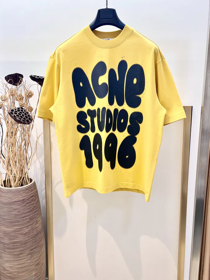 ACNE 2025FW Oversized Loose Fit T Shirt
