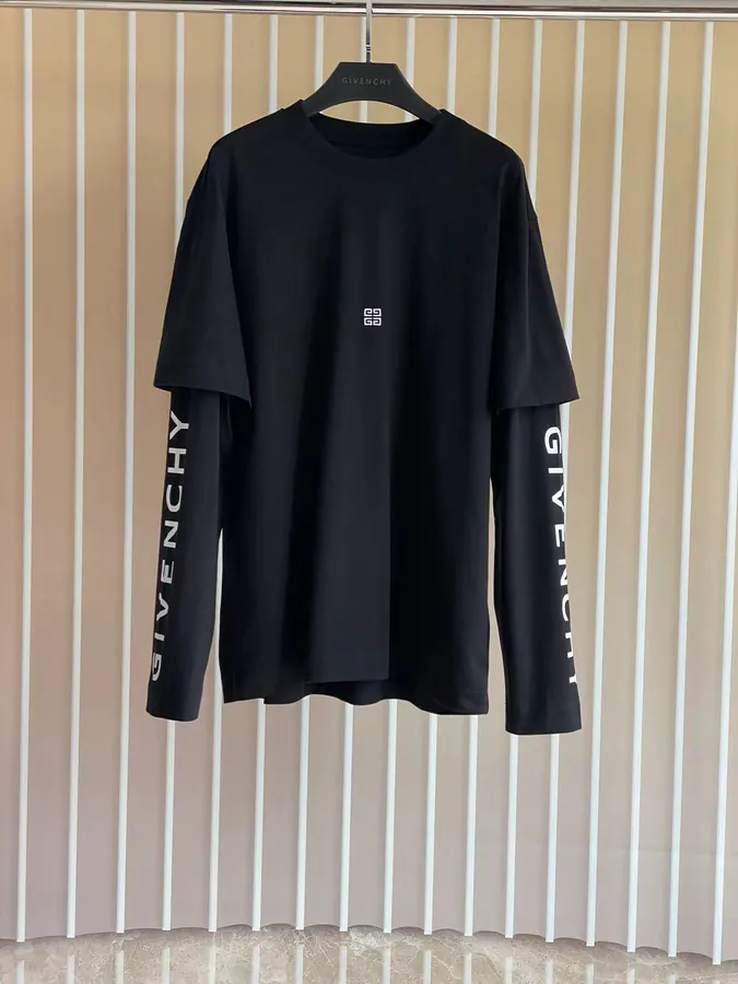 P210 GVC Embroidered Logo Print Long Sleeve
