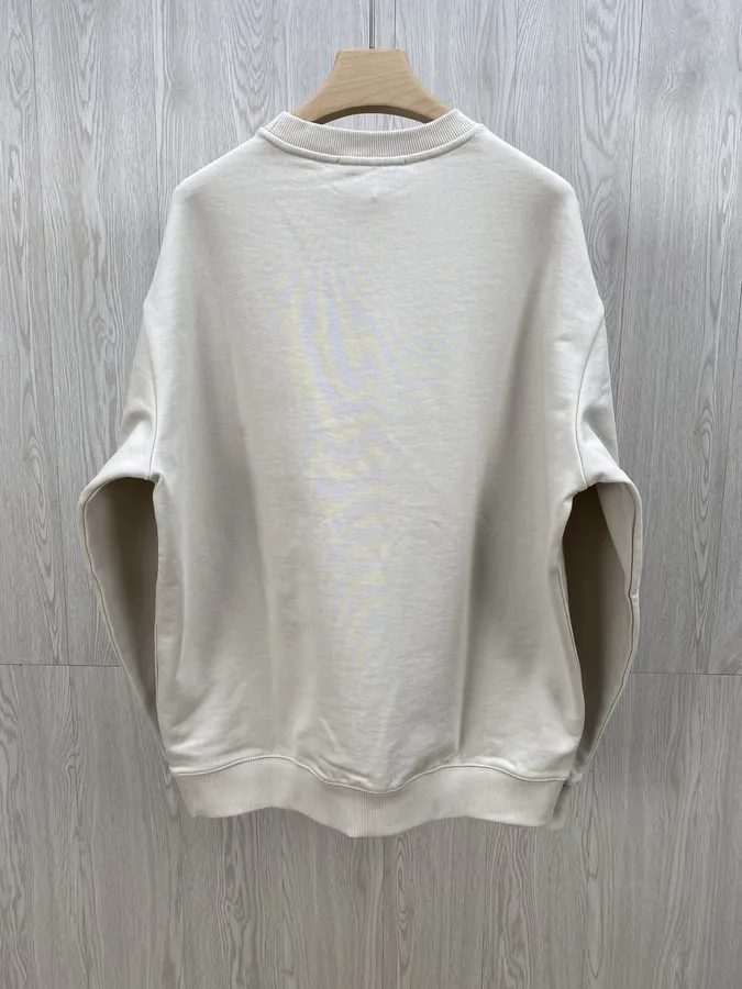 GU Lightning Edge Embossed Print Crew Sweatshirt