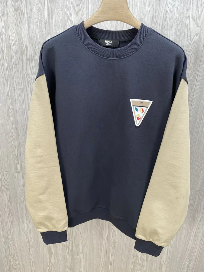 FD Fun Triangle Print情侣款 Cotton Hoodie