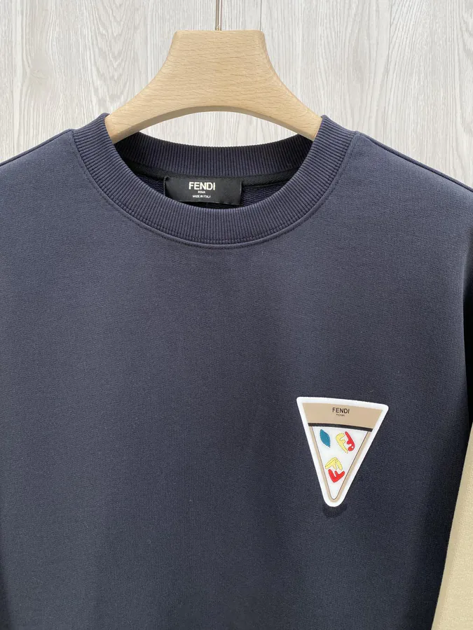 FD Fun Triangle Print情侣款 Cotton Hoodie