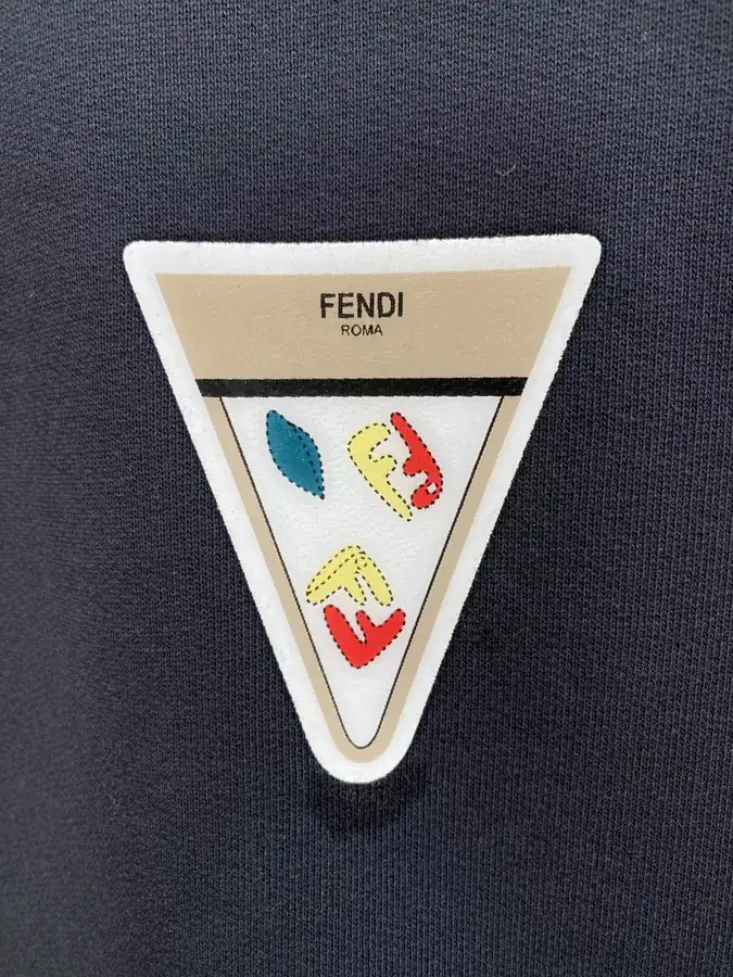 FD Fun Triangle Print情侣款 Cotton Hoodie