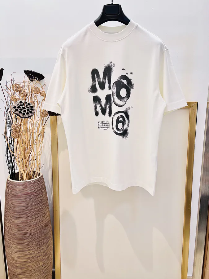 Maison Margiela Hand Drawn Print T Shirt SMLXL, Black & White, Unisex