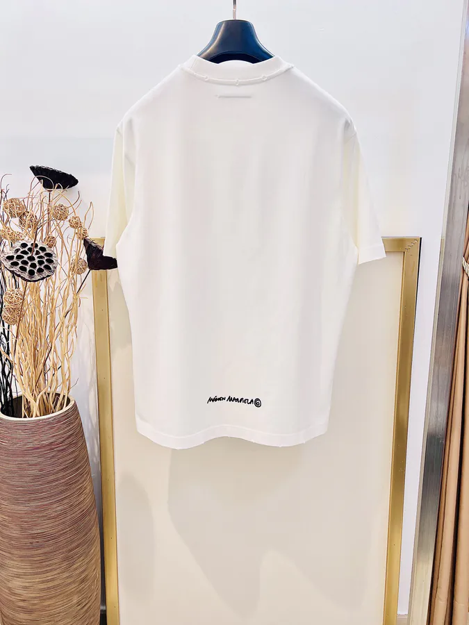 Maison Margiela Hand Drawn Print T Shirt SMLXL, Black & White, Unisex