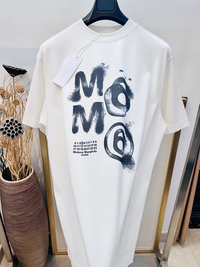 Maison Margiela Hand Drawn Print T Shirt SMLXL, Black & White, Unisex