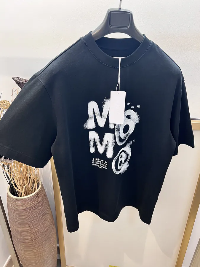 Maison Margiela Hand Drawn Print T Shirt SMLXL, Black & White