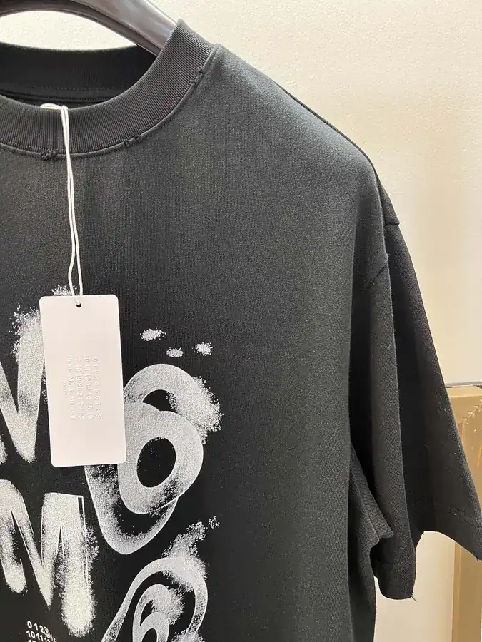 Maison Margiela Hand Drawn Print T Shirt SMLXL, Black & White