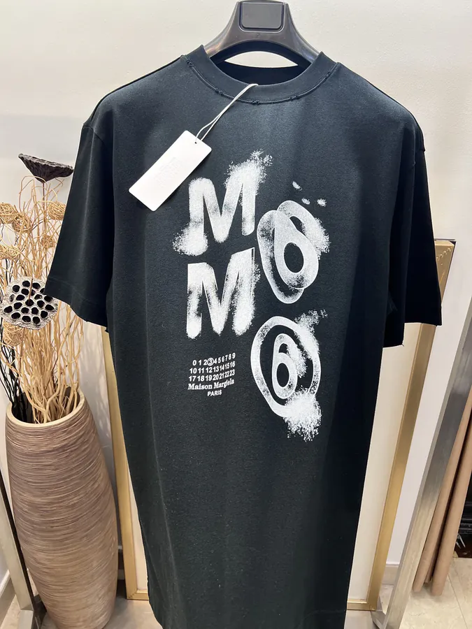 Maison Margiela Hand Drawn Print T Shirt SMLXL, Black & White