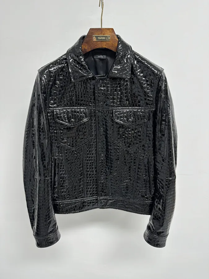 TOM FORD 2024 New Leather Jacket