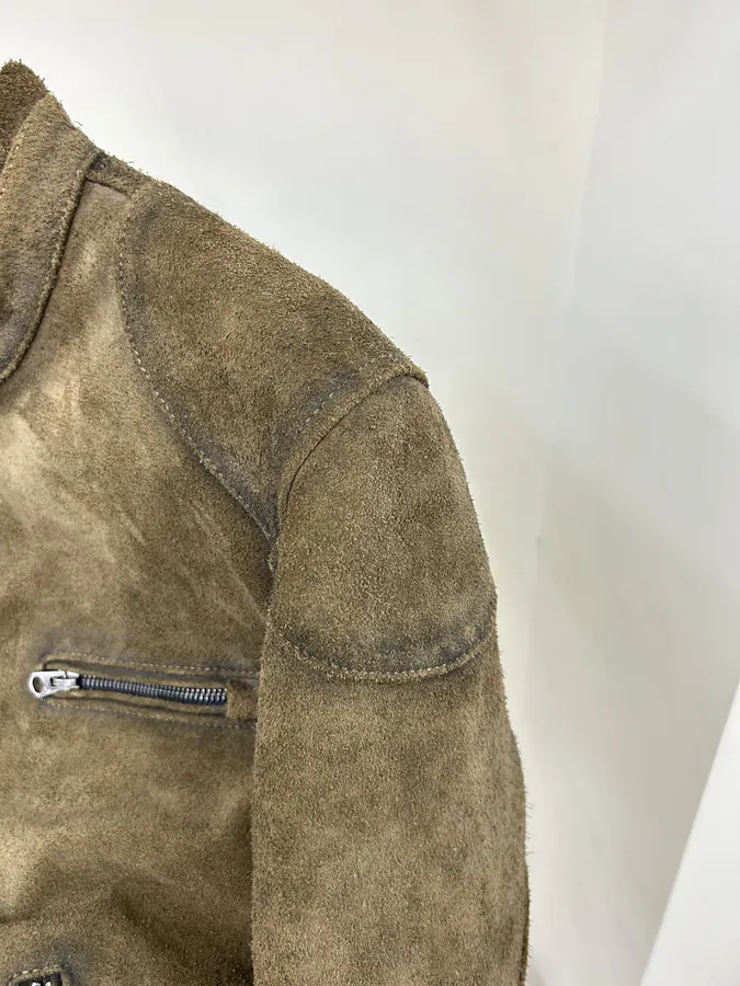 Ralph Lauren New Arrival Double R Series Leather Jacket