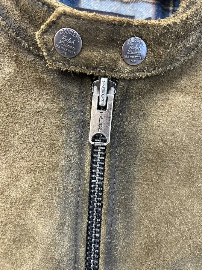 Ralph Lauren New Arrival Double R Series Leather Jacket