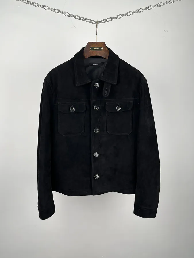 TOM FORD Winter Autumn Leather Jacket