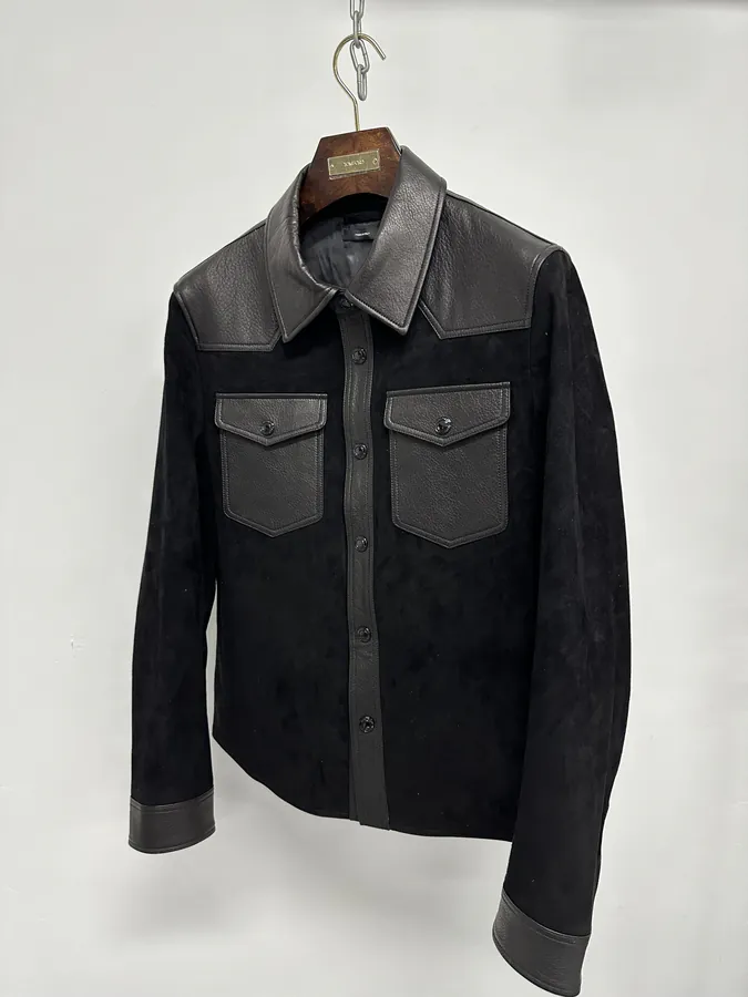 TOM FORD Autumn New Collection Slim Fit Leather Jacket