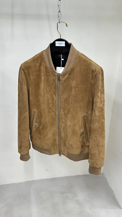 Tom Ford 2023 New Laser Punched Leather Jacket