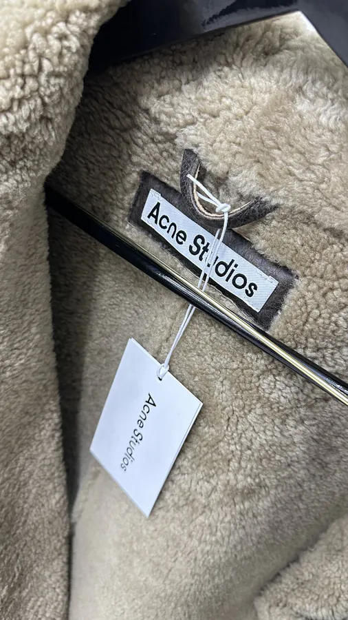Acne P3400 Vintage Style Leather and Fur
