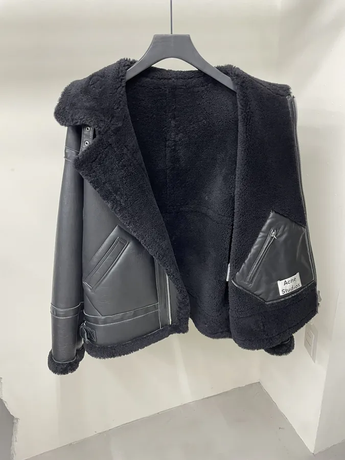 ACNE 皮毛一体外套 M 3XL