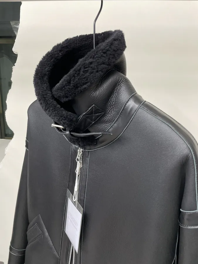 ACNE 皮毛一体外套 M 3XL