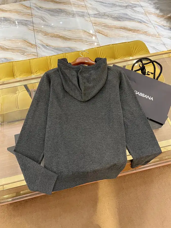 D.G 24AW秋冬新款 Hoodie Wool Sweater with Classic Logo