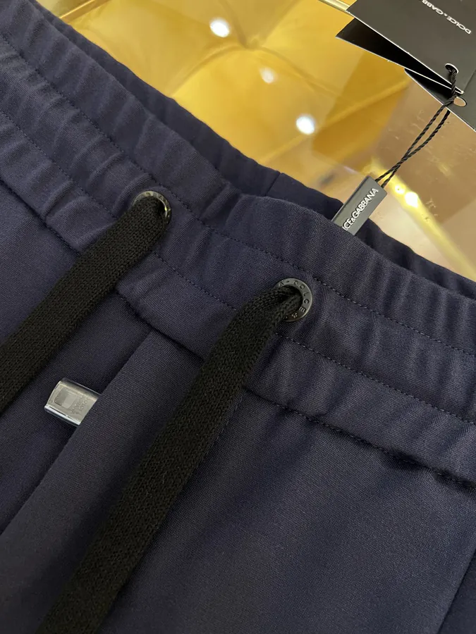 D.G 24AW Navy Blue Denim Work Pant with Custom Zipper Hardware