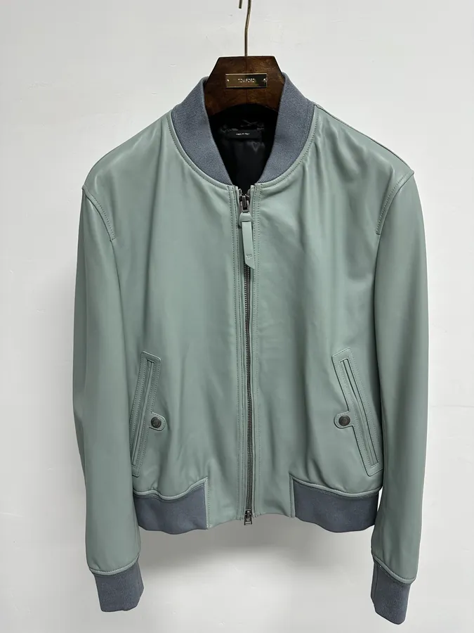 TOM FORD 2024 New Arrival Italian Leather Jacket