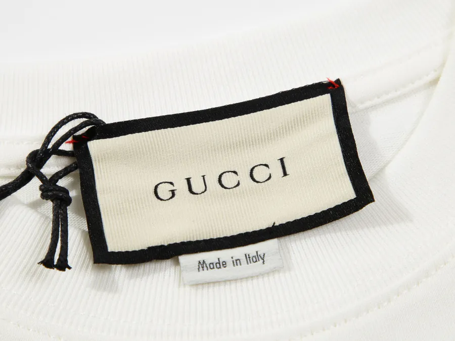 Double G Embroidered Letter T Shirt