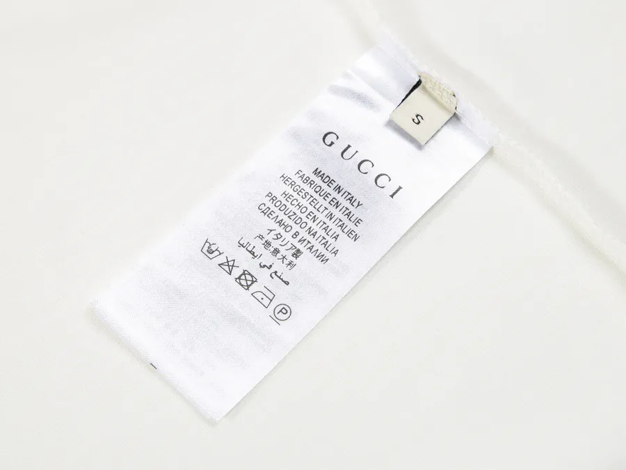 Double G Embroidered Letter T Shirt