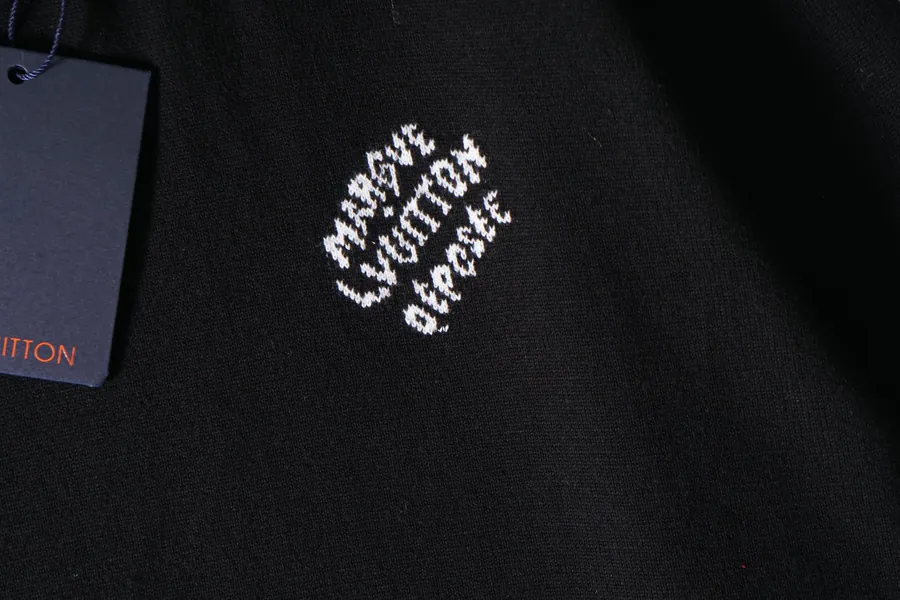 Vuitton Embroidered Long Sleeve Crewneck Sweater