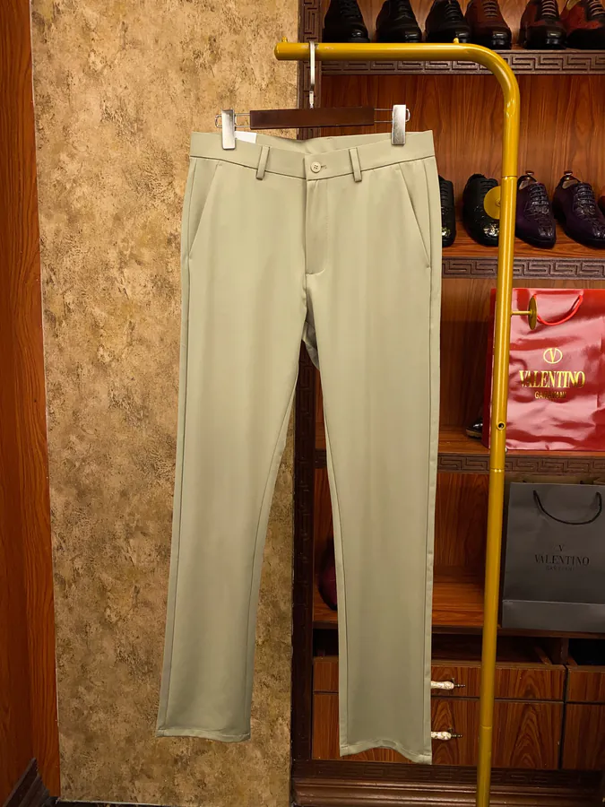 Warren Tiannu New Spring Summer Slim Fit Chino Pants